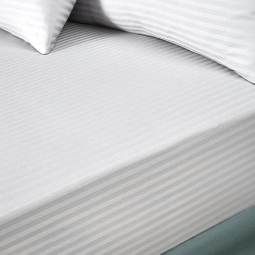 Cearceaf de pat 180x280,Damasc cu dungă îngustă